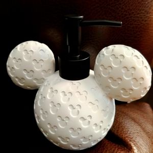 Mickey white soap dispenser